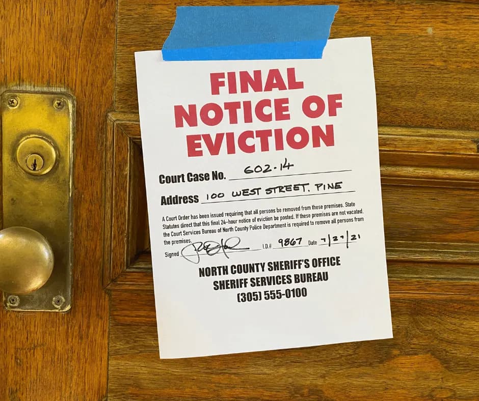 eviction notice - the basics steps to evict a tenant in California - Croskey Real Estate