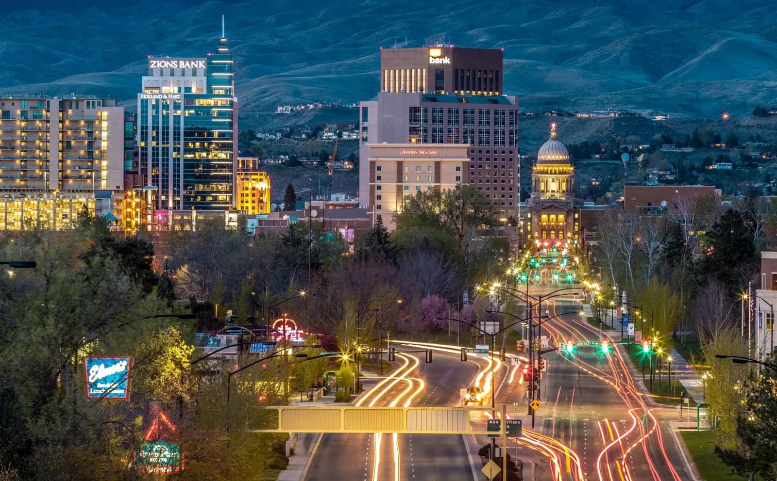 Idaho skyline
