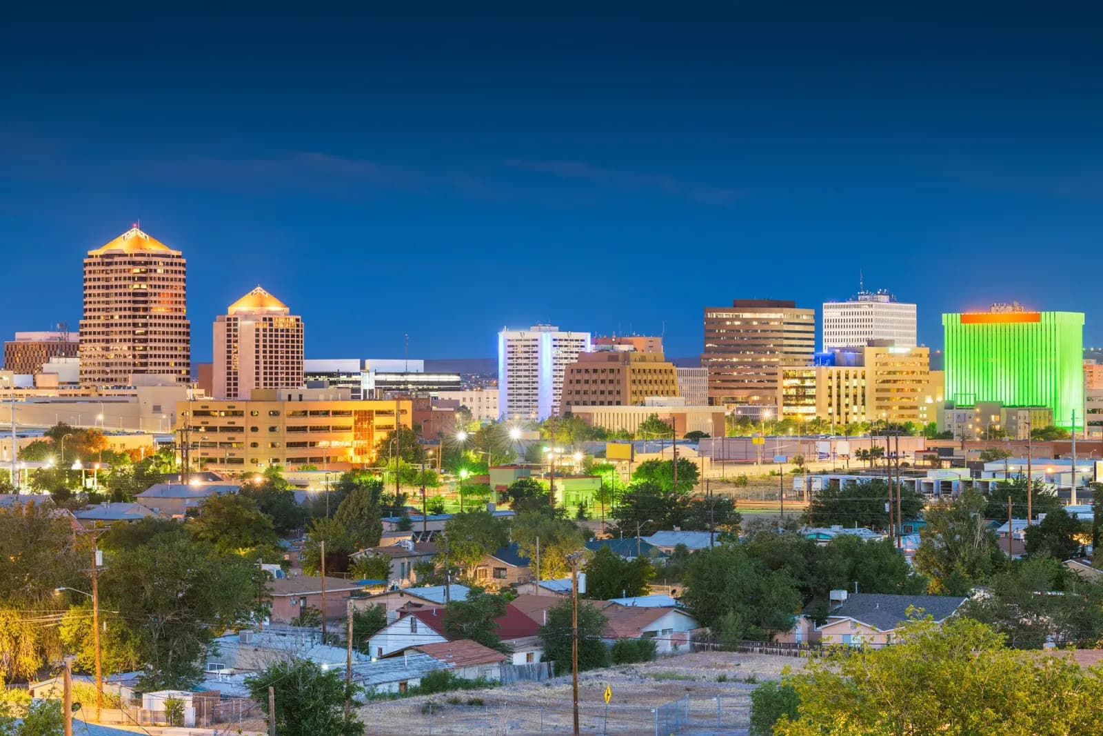 New Mexico skyline